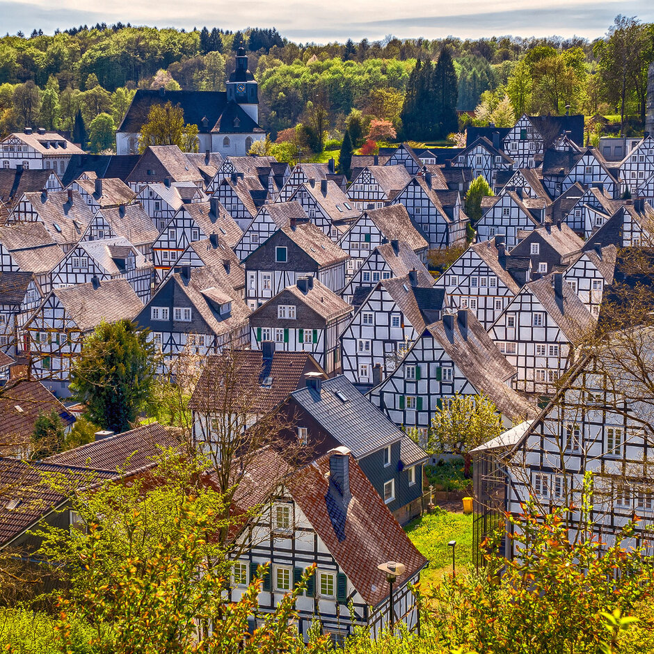 Fachwerkhäuser in Freudenberg
